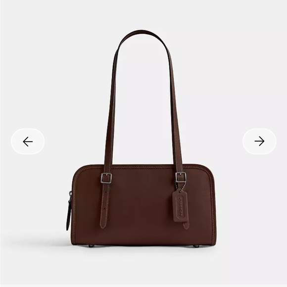 Coach Swing Zip Bag in colour silver/maple NWT - Picture 2 of 15